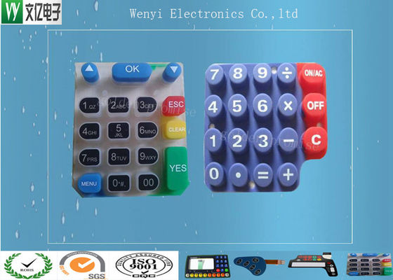 シルクスクリーン印刷 シリコンゴムキーボード