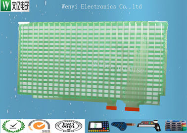 緑オイル ポリエステル ペット屈曲回路、屈曲PCBの補強剤の膜のキーパッド スイッチ回路