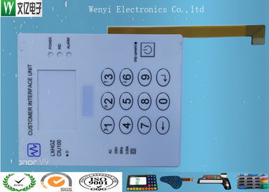 V150良い質の上敷が付いている堅いFPC回路PCBのメンブレイン・キーボード
