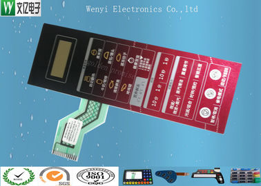2.54mmピッチのPolydomeの浮彫りになる膜スイッチZIF Wirelead Nikto Backahesive